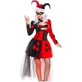Halloween Funny Clown Quinn Dress Cosplay Costume for Women