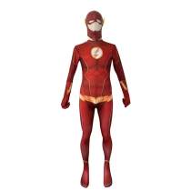 The Flash Season 4 Jumpsuit Costume Cosplay Bodysuit Barry Allen Halloween Outfit Zentai