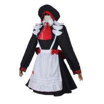 Genshin Impact Costume Noelle Cos Suit KFC Maid Outfit Lolita Waiter Uniform