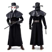 Medieval Steampunk Halloween Adult Plague Beak Doctor Cosplay Costume
