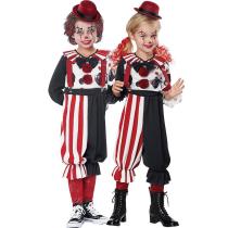 Halloween children's clown performance costume unisex