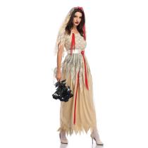 Halloween cosplay ghost bride costume makeup performance costume