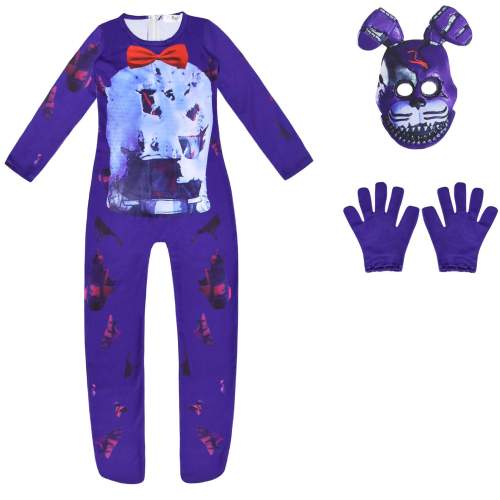 Kids Halloween Teddy Bear Cosplay Costume Jumpsuit Zentai Suits