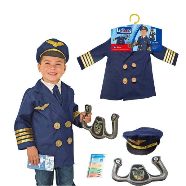 Aviator Cosplay Outfits Halloween Costume Set for Kids