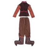 Kids Kristoff Costume Boys Fancy Dress Up Halloween Themed Party Cosplay Jumpsuit