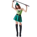 St. Patrick's Festival Costumes Female Green Magician Irish Leprechaun Adult Cosplay New Easter