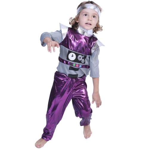 Astronaut Robot Groups Costumes Halloween Alien Family Cosplay Outfit for Kids Adults
