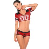 Cheerleading Uniform for Womens Sexy Football Short Sleeve Sets Stage Uniform Cosplay Party