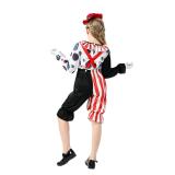 Halloween children's clown performance costume unisex