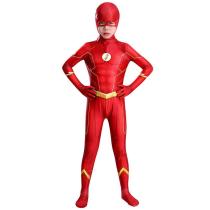 Flash Season 4 Cosplay Costume Halloween Jumpsuit Superhero Zentai for Men Boys