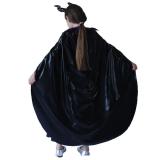 Maleficent Cosplay Costume 3 Pcs Cloak Outfit Girls Halloween Party Dress Up for Kids