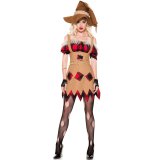 Halloween cosplay elf scarecrow costume