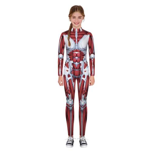 Robot digital printing children's Halloween costume