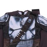 Mandalorian Costumes for Kids Bounty Hunter Cosplay Halloween Festive Party Outfit