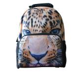 3D Animal Pattern Backpack Cartoon School Bag Tiger Dog Shark Leopard