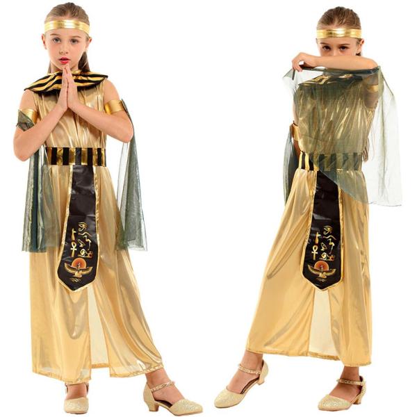 Egyptian Costumes for Girls Arabian Princess Dress Halloween Kids Cosplay Costume