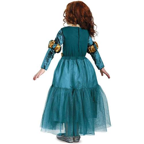 Brave Merida Princess Dress Girls Party Costumes Anime Outfits Dress Up