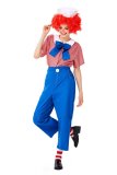 Halloween Clown Cosplay Costume Stage Show Suit Set