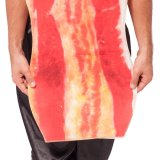 Bacon Cosplay Costume Funny Food Ham Fancy Dress Halloween Carnival Outfit for Adult Men
