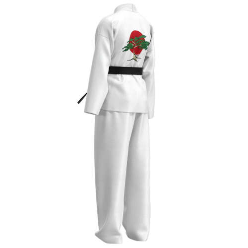 Taekwondo Costumes Cobras Karate Training Suits The Karate Kid Movie Cosplay Uniform