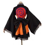 Uzumaki Costume Halloween Anime Cosplay Kimono Hokage Cos Dress Theme Party Outfit