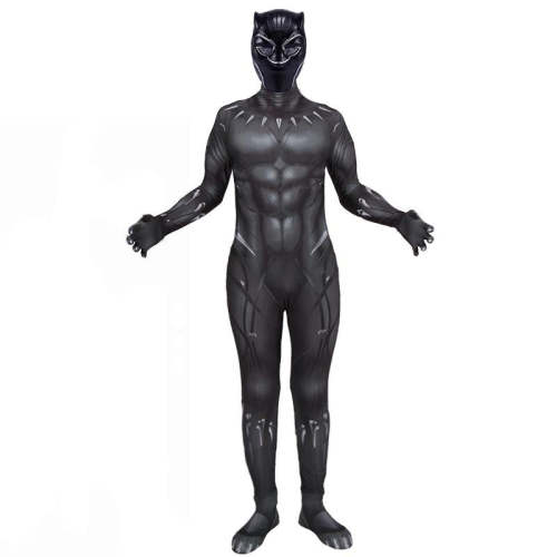 Black Panther 2022 Movie T'Challa Jumpsuit Cosplay Costume