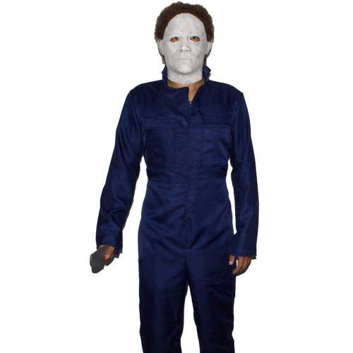 Michael Myers Cosplay Costume Jumpsuit Clothes Halloween Party Show Outfits For Adults Men
