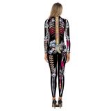 Women skeleton Jumpsuit Cosplay Zentai Costumes
