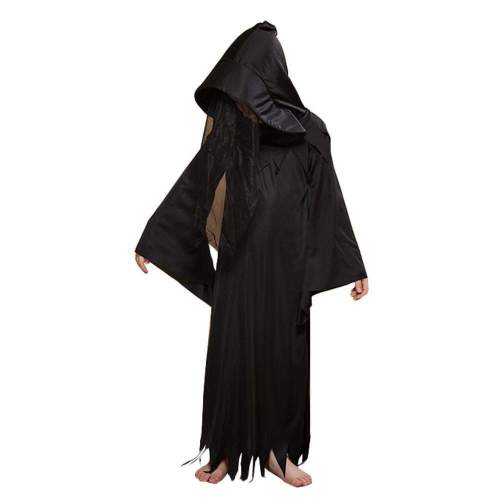 Howling Ghost Cosplay Costume Halloween Party Disguise Black Costume Specter Outfit Dress Up for Kids