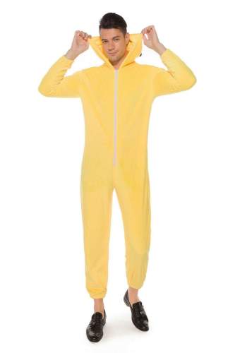 Halloween Couple Outfits Pikachu Cosplay Costume Jumpsuit