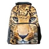 3D Animal Pattern Backpack Cartoon School Bag Tiger Dog Shark Leopard