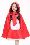 Little Red Riding Hood Kid Adult Red Cloak Halloween Cosplay Costumes