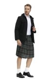 Scottish holiday check pleated skirt unisex