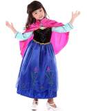 Anna Priness Dress Party Kids Cosplay Costume Child Gift