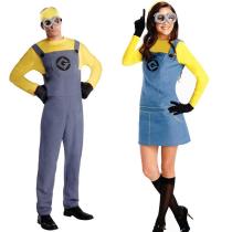 Despicable Me Minions Adult Cartoon Cosplay Party Costume Men Women