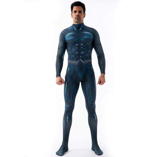 Aquaman 2 Cosplay Costumes Jumpsuit Tights Halloween Zentai For Adult Kids