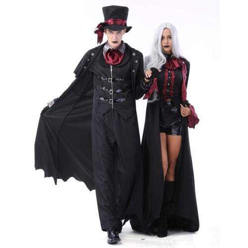 Halloween Couple Vampires Demon Devil Cosplay Costume