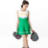 Cheerleader Costume Fancy Dress Musical Cheerleading Uniform No Pom-Pom