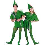 Peter Pan Robin Hood Storybook Adult Kid Dress Up Party Green Costume
