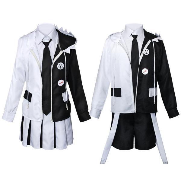 Monokuma Cosplay Costumes Danganronpa V3: Killing Harmony Black and White Uniform Halloween Cos