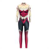 Wonder Woman Cosplay Costume Halloween Party Outfits Women Jumpsuit