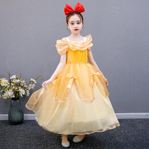Halloween Beauty Belle Princess Dress