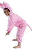 Halloween Child Pink Pig Kids Animal Kigurumi Onesie Costume