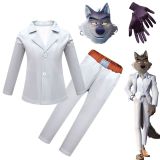 The Bad Guys Cosplay Costumes Top Pants 2pcs Halloween Party Outfit Set Dress Up For Kids Boys