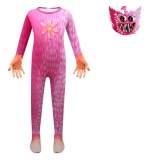 Poppy Playtime Cosplay Costume Halloween Jumpsuit Kids Bodysuit with Mask