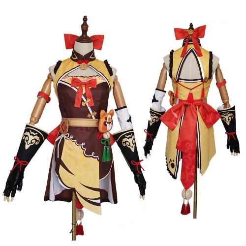 Genshin Impact Xiangling same style cheongsam costume