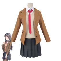 Rascal Does Not Dream of Bunny Girl Senpai Cosplay Costume Anime Halloween Uniform Outfit Set Dress Up For Women