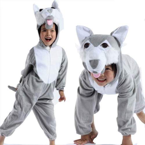 Halloween Child wolf Kids animal kigurumi onesie Costume