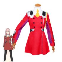 02 Costumes Zero Two Anime Cosplay DARLING In The FRANXX Uniform for Girls School Dress