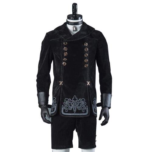 NieR Automata Cosplay Costume Game Halloween Party Outfits Set Full Suit Dress Up For Men